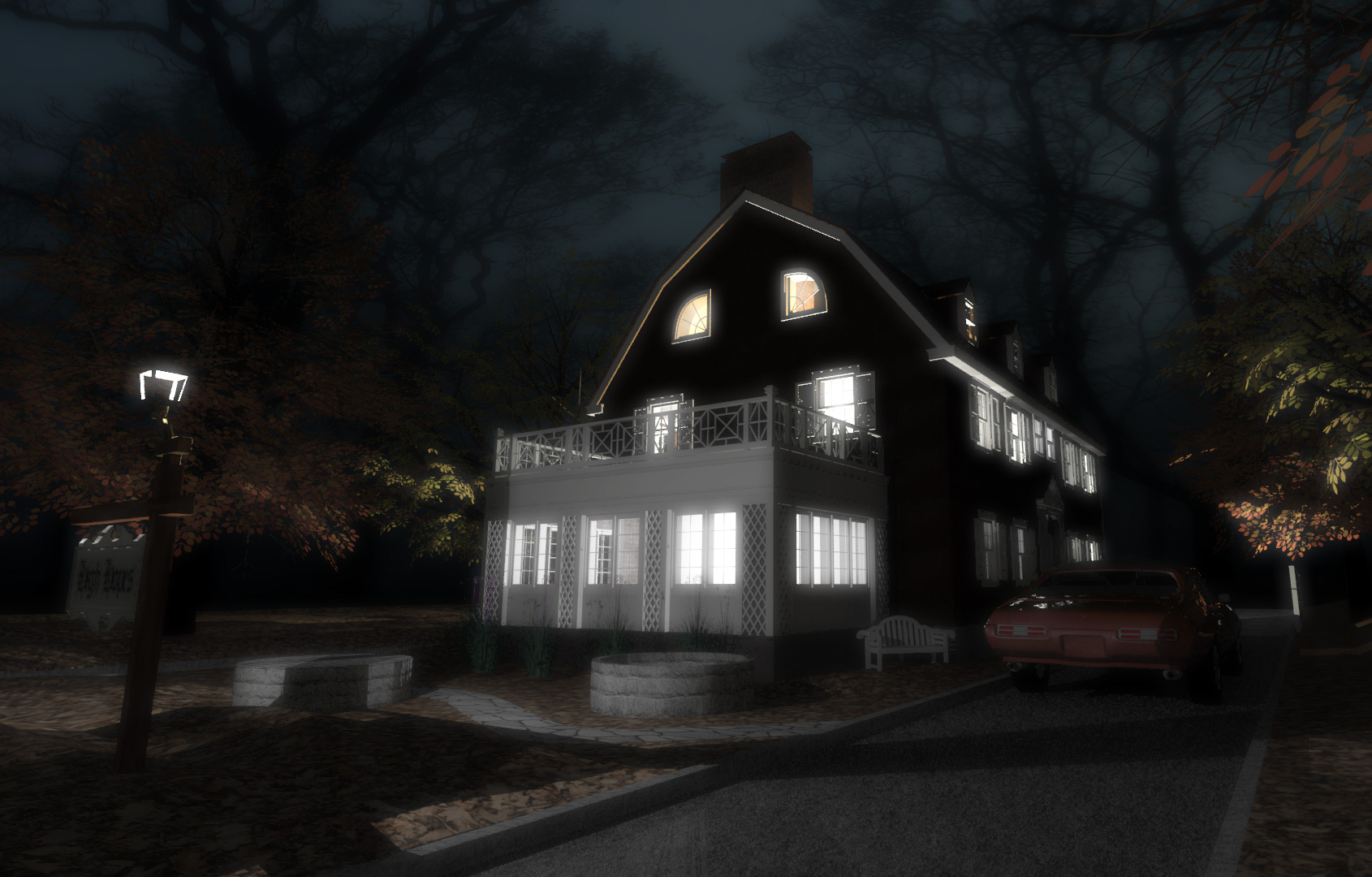 A 3D visualization of the infamous house in Ocean Avenue.